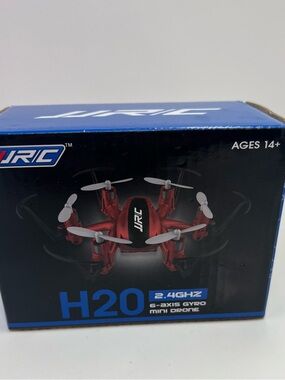 JJRC H20 Mini Drone Nano Quadcopter 2.4GHz 6-Axis Gyro Red New In Box Beginner